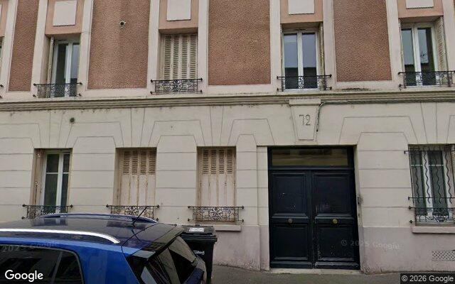 Façade : 72 rue Véron, Alfortville